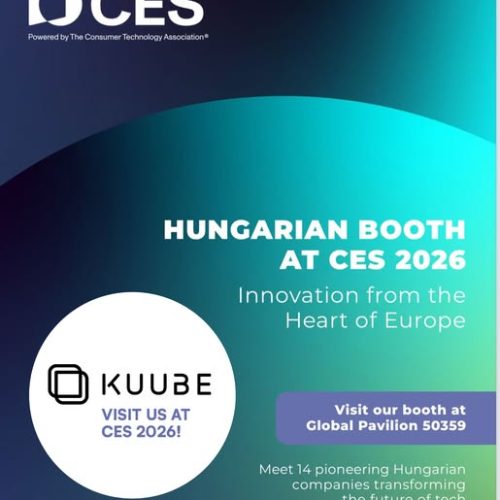 KUUBE at CES 2026 in Las Vegas, showcasing Hungarian smart furniture innovation at Global Pavilion booth 50359
