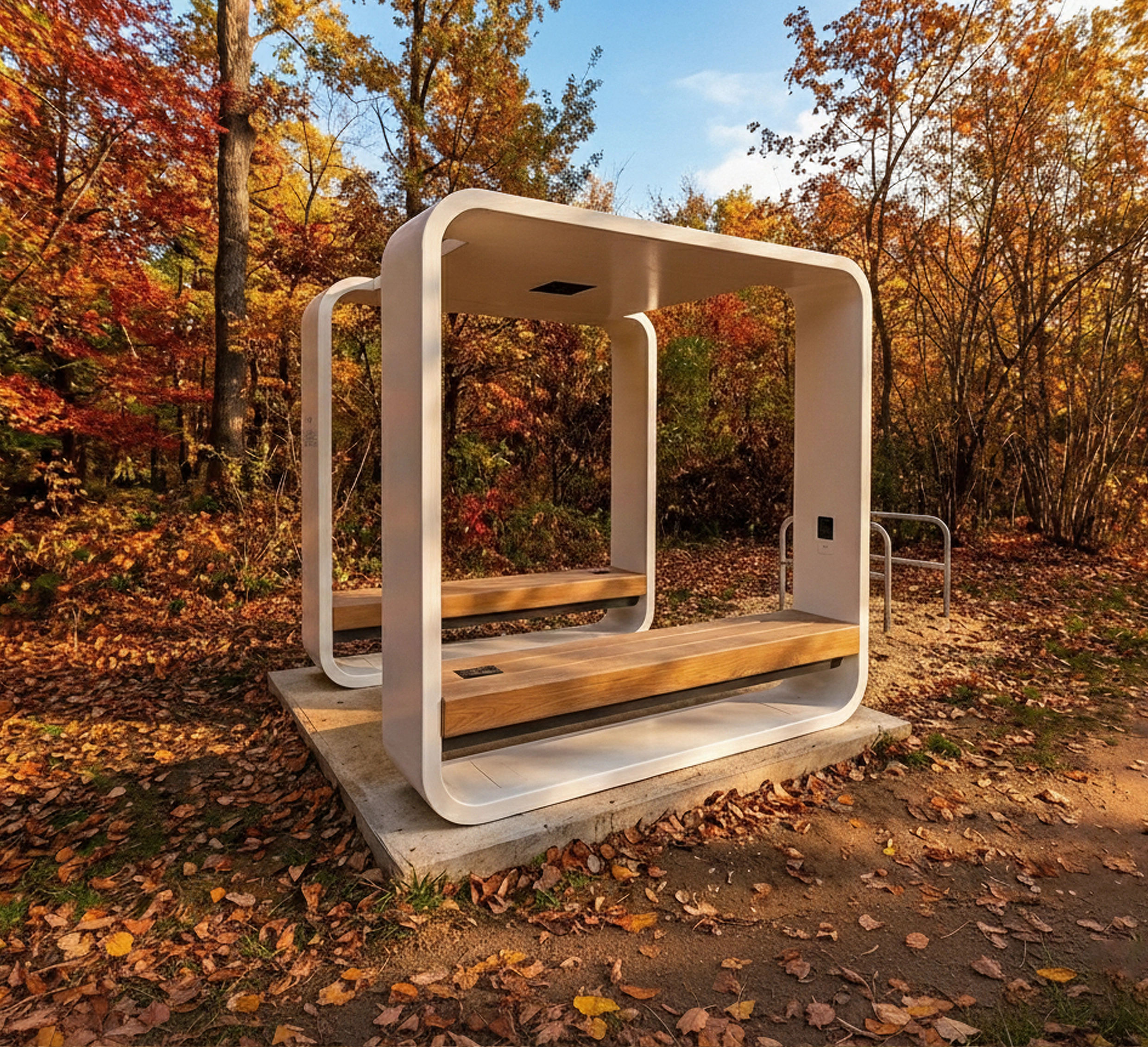 Outdoor SMART HUB in Szigetszentmiklós park